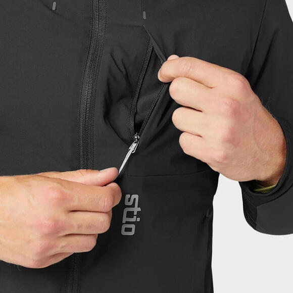 NWT $269 STIO Fernos Insulated Hooded Jacket Abbys Black  - Men's Size S - Picture 2 of 9